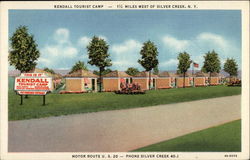 Kendall Tourist Camp Silver Creek, NY Postcard Postcard