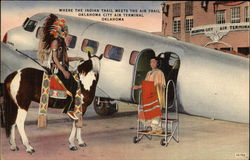 Oklahoma City Air Terminal Postcard Postcard