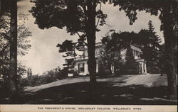 Wellesley College - The President's House Postcard