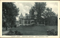 Northfield Seminary - Talcott Library Postcard