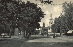 Drinking Fountain Southington, CT Postcard Postcard