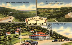 Greetings from Taconic Trail North Adams, MA Postcard Postcard