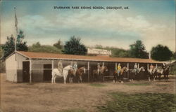 Sparhawk Park Riding School in Ogunquit, Maine Postcard Postcard