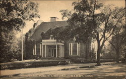 Derby Public Library Connecticut Postcard Postcard