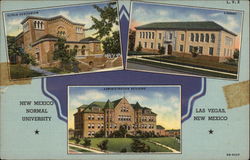 New Mexico Normal University Postcard