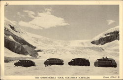 The Snowmobile Tour, Columbia Icefields Postcard