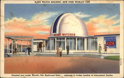 Elgin Watch Building, New York World's Fair 1939 NY World's Fair Postcard Postcard