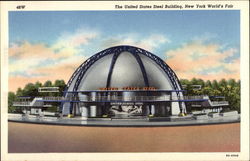 The United States Steel Building 1939 NY World's Fair Postcard Postcard