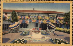 Wishing Well, Court Garden, Lambert Gardens Portland, OR Postcard Postcard