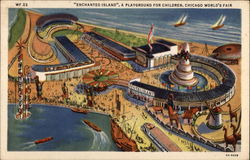 "Enchanted Island," Chicago World's Fair Illinois Postcard Postcard