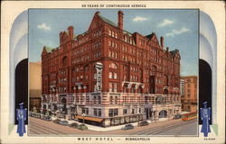 West Hotel Postcard