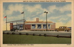 One of Howard Johnson's Snack Bars on Turner Turnpike Postcard