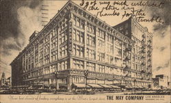 The May Company, Broadway, 8th Hill Postcard