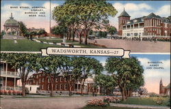 Wadsworth, Kansas Postcard