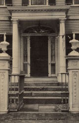 Cook Oliver House Doorway Postcard