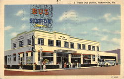 Union Bus Station Postcard