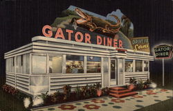 Gator Diner St. Petersburg, FL Postcard Postcard