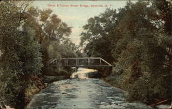 Creek & Center Bridge Postcard