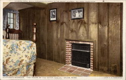 The House of the Seven Gables - Clifford's Bedroom Salem, MA Postcard Postcard