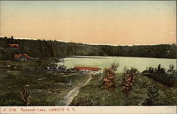 Revonah Lake Liberty, NY Postcard Postcard