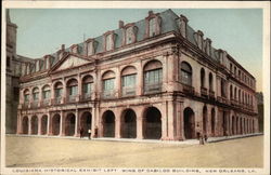 Louisiana Historical Exhibit & Wing of Cabildo Building New Orleans, LA Postcard Postcard