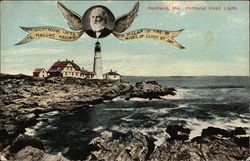 Portland Head Light Postcard