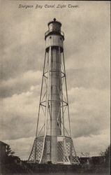 Sturgeon Bay Canal Light Tower Postcard