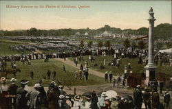 Military Review on the Plains of Abraham Postcard