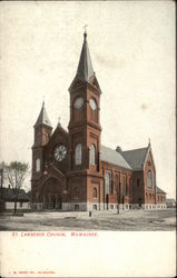 St. Lawrence Church Milwaukee, WI Postcard Postcard