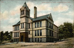 High School Port Washington, WI Postcard Postcard