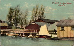 YMCA Boat House Postcard