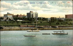 View of Lake Front Cleveland, OH Postcard Postcard