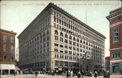 Ellicott Square, Largets Office Building in the World Postcard