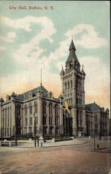 City Hall Buffalo, NY Postcard Postcard