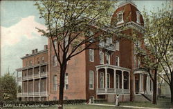 Randolph-Macon Institute Danville, VA Postcard Postcard