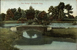 Riverside Park - The Bridge Postcard