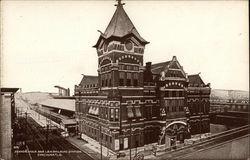 Pennsylvania and L & N Railroad Station Cincinnati, OH Postcard Postcard