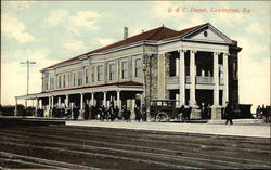 Q. & C. Depot Lexington, KY Postcard Postcard