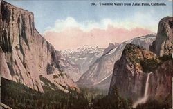 Yosemite Valley from Artist Point California Yosemite National Park Postcard Postcard