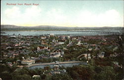 Montreal from Mount Royal Canada Misc. Canada Postcard Postcard