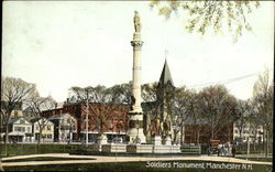 Soldiers Monument Postcard