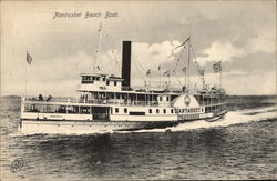 Nantasket Beach Boat Boston, MA Postcard Postcard