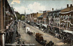 Main Street During the Fair Postcard