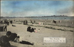 The Beach Hampton Beach, NH Postcard Postcard