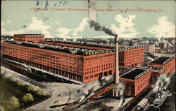 Pittsburg Terminal Warehouse, Covering three City Blocks Pittsburgh, PA Postcard Postcard