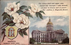 Magnolia and State Capitol Atlanta, GA Postcard Postcard