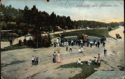 View of Washington Park Milwaukee, WI Postcard Postcard