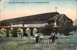 San Antonio Mission July 14, 1771 near King City Texas Postcard Postcard