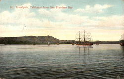 Mt. Tamalpais View from San Francisco Bay Postcard