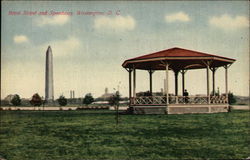 Band Stand and Speedway Washington, DC Washington DC Postcard Postcard